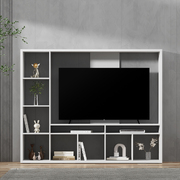 Entertainment Center Unit TV Stand Cabinet Open Shelves 183CM White