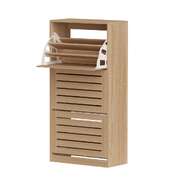 Shoe Cabinet Storage Drawer 45 Pairs Pine - Durable and Sturdy Design