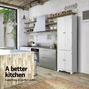 Tall Pantry Cabinet 6-Tier Storage Set of 2 | EXTG
