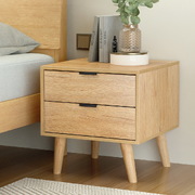 Bedside Table Drawers Nightstand Side End Table Storage Cabinet Pine MAJD