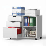 3 Drawer Mobile Filing Cabinet Printer Stand | EXTG