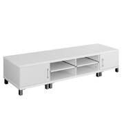 Artiss Entertainment Unit with Cabinets - White - Lowline TV Entertainment Unit - Afterpay TV
