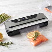 Food Vacuum Sealer Machine Auto Seal Slide Cutter 9 Modes Marinate Black