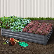 Garden Bed 210X90Cm Planter Box Raised Container Galvanised Steel