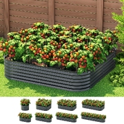 Garden Bed 9 In 1 Modular Planter Box 40CM height