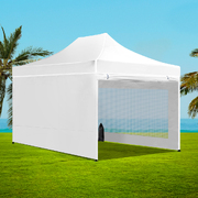Gazebo Pop Up Marquee 3x4.5 Folding Wedding Tent Gazebos Shade White