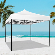 Gazebo Pop Up Marquee 3x3 Outdoor Tent Folding Wedding Gazebos White
