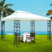 Gazebo 4X3M Party Marquee Outdoor Wedding Event Tent Iron Art Canopy
