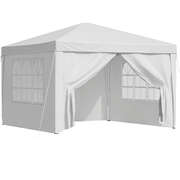 Gazebo 3x3 Pop Up Marquee Folding Tent Wedding Gazebos Camping Outdoor Canopy White