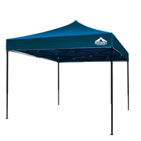 Instahut Pop Up Gazebo 3x3m Tent Folding Wedding Marquee Gazebos Sailor BLue