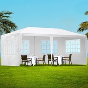 Instahut Gazebo 3X6 Outdoor Marquee Side Wall Party Wedding Tent Camping White