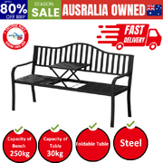Versatile Foldable Loveseat Garden Bench