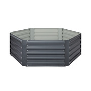 Hexagon Veggie Bed: Durable Coated Steel Garden Planter