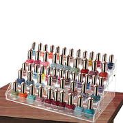 5 Tier Acrylic Nail Polish Cosmetics Display Stand Rack Organizer