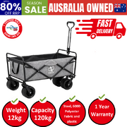 Garden Cart With Cargo Net Grey