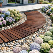 Wooden Garden Pathway Roll-Out Walkway 8FT | EXTG