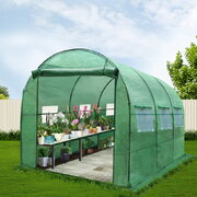 Greenfingers Garden Shed Greenhouse 3X2X2M Green House Replacement *Cover Only