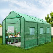 Greenfingers Garden Shed Greenhouse 3.5X2X2M Green House Replacement *Cover Only