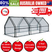 Compact Greenhouse: 270x92cm PVC Flower Garden Haven