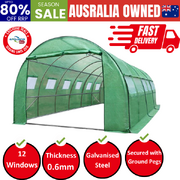 Greenhouse 6X3X2M Walk In Green House Tunnel Plant Garden Shed Dome