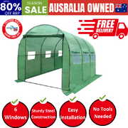 Greenhouse 3x2x2M Walk in Green House Tunnel Plant Garden Shed Dome