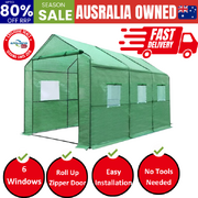 Greenhouse 3.5x2x2M Walk in Green House Tunnel Plant Garden Shed