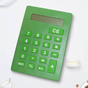 Jumbo Calculator Large Size Display Home Office Desktop Big Buttons Green
