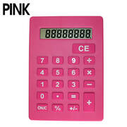 Jumbo Calculator Large Size Display Home Office Desktop Big Buttons Pink