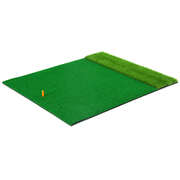 Golf Hitting Mat Portable Driving Range Practice Training Aid 2 in 1