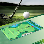Golf Chipping Game Mat Indoor Outdoor Practiceâ Training Aid Set