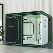 Kits 240x240x200cm Hydroponics Indoor Grow System Black