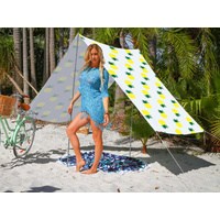 Good Vibes Summer Beach Tent Pineapple 148 x 370cm