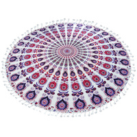 Mandala Towel with Terry Backing Duo 180cm  