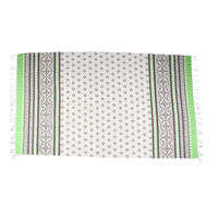 Turkish Towel Boho Bright 100 x 170cm Green