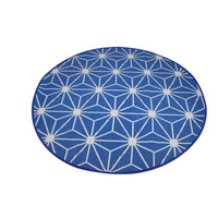Round Outdoor Reversible Mat Weatherproof Starburst Design 200cm Diameter