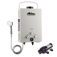 Outdoor Gas Water Heater Beige