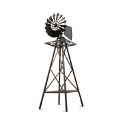 Garden Windmill 120Cm Metal Ornaments Outdoor Décor