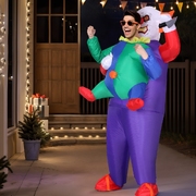 Inflatable Clown Costume Adult Suit Blow Up Party Fancy Dress Halloween