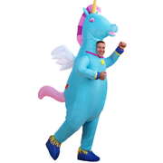 Inflatable Unicorn Costume Adult Blow Up Party Fancy Dress Cosplay