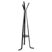 Wooden Coat Hanger Stand - Black