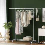 Clothes Rack Airer Rail Coat Stand Adjustable Hanger - Stylish
