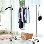 6FT Portable Garment Rack Clothes Hanger Stand Coat Display Rack