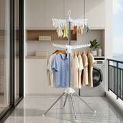 Clothes Rack Airer 2 Tier Rotatable Hanger Foldable