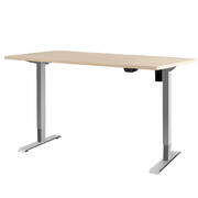 Standing Desk Sit Stand Table Height Adjustable Motorised Electric Frame Riser 100cm Desktop