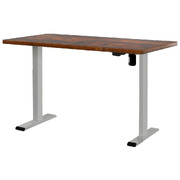 Electric Grey Brown 140cm Sit-Stand Desk