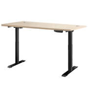 150cm Motorised Electric Height Adjustable Standing Desk Table Dual Motor