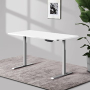 Standing Desk Motorised Height Adjustable Laptop Computer Table Electric Riser Dual Motor 120cm