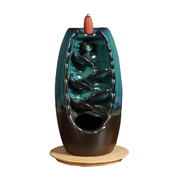 Incense Burner Mountain Waterfall Smoke