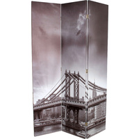 Nyc 3 Panel Room Divider With Print 120W X 180H