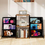 Vinyl Record Stand Storage 125x30x74cm